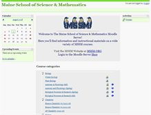 Tablet Screenshot of moodle2.mssm.org